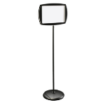 Bi-Office SIG05050505 sign holder/information stand Plastic Black