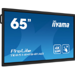 iiyama TE6514MIS-B1AG Signage Display Interactive flat panel 165.1 cm (65") LCD Wi-Fi 435 cd/m² 4K Ultra HD Black Touchscreen Built-in processor Android 24/7