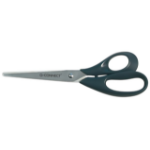 Q-CONNECT KF01227 stationery/craft scissors Art & Craft scissors, Office scissors Straight cut Black, Metallic