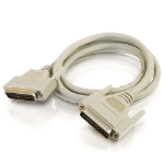 C2G 2m IEEE-1284 DB25 M/M Cable parallelle kabel Grijs