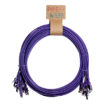 Cablenet 2m Cat6a RJ45 Violet U/FTP LSOH 30AWG Slim Snagless Booted Patch Lead (PK10)