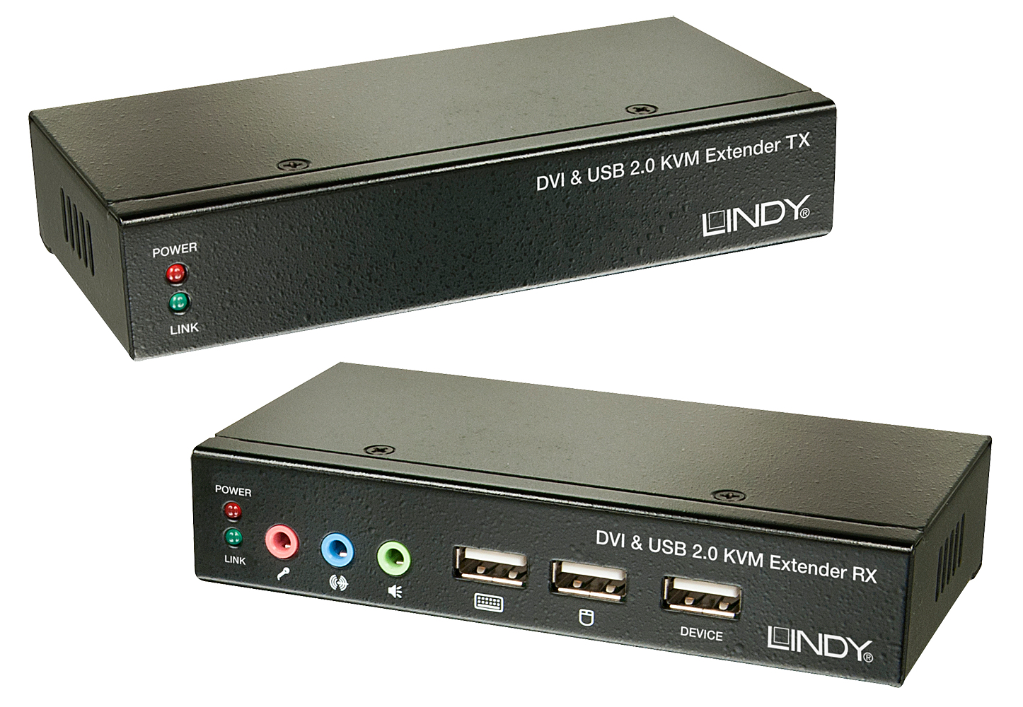 Lindy 39377 KVM-switchar Svart