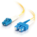 C2G 85587 fibre optic cable 2 m LC SC OFNR Yellow