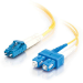 C2G 85587 cable de fibra optica 2 m LC SC OFNR Amarillo