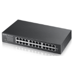 Zyxel GS1100-24E network switch Unmanaged Gigabit Ethernet (10/100/1000) Black