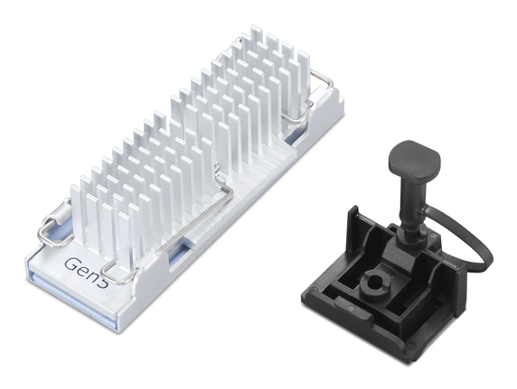 Lenovo 4XH1U02647 computer cooling system M.2 NVMe SSD Heatsink/Radiator Stainless steel
