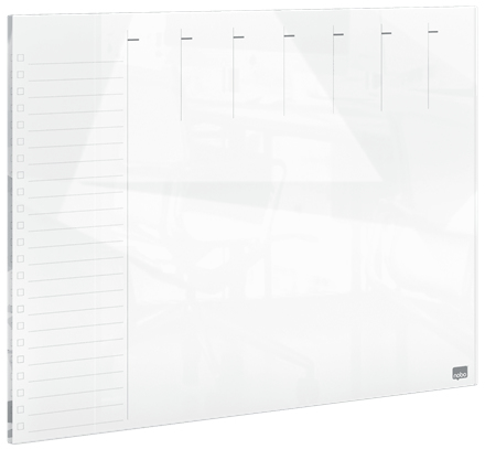 Image of Nobo 1915602 whiteboard 430 x 560 mm Glass Magnetic