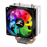 Zalman CNPS4X CPU Cooler w/RGB LED 92mm Fan 4-Pin PWM Auto Fan Speed 1000-2000RPM, 95W TDP 2 Copper Heat Pipes CPU Fan for Intel LGA1200/115X, AMD AM4/AM3