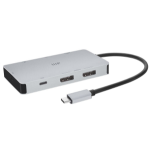 Monoprice 44116 laptop dock/port replicator Wired USB 3.2 Gen 1 (3.1 Gen 1) Type-C Silver