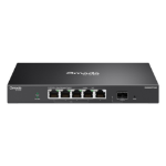 TP-Link ES206XPP-M2 network switch Managed L2 2.5G Ethernet (100/1000/2500) Power over Ethernet (PoE) Desktop/Wall-Mounting Black