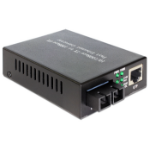DeLOCK 86216 netwerk media converter 100 Mbit/s 1310 nm Multimode Zwart
