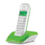 Motorola StarTac S1201 DECT telephone Caller ID Green