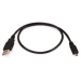 Monoprice 1.5ft USB 2.0 USB cable 17.7" (0.45 m) USB A Micro-USB B 0.48 Gbit/s Black