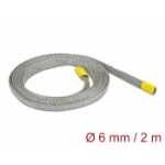 DeLOCK Braided sleeve for EMC shielding stretchable 2 m x 6 mm