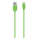 Belkin 1.2m, Micro-USB2.0-B/USB2.0-A USB cable 47.2" (1.2 m) Micro-USB B USB A Green