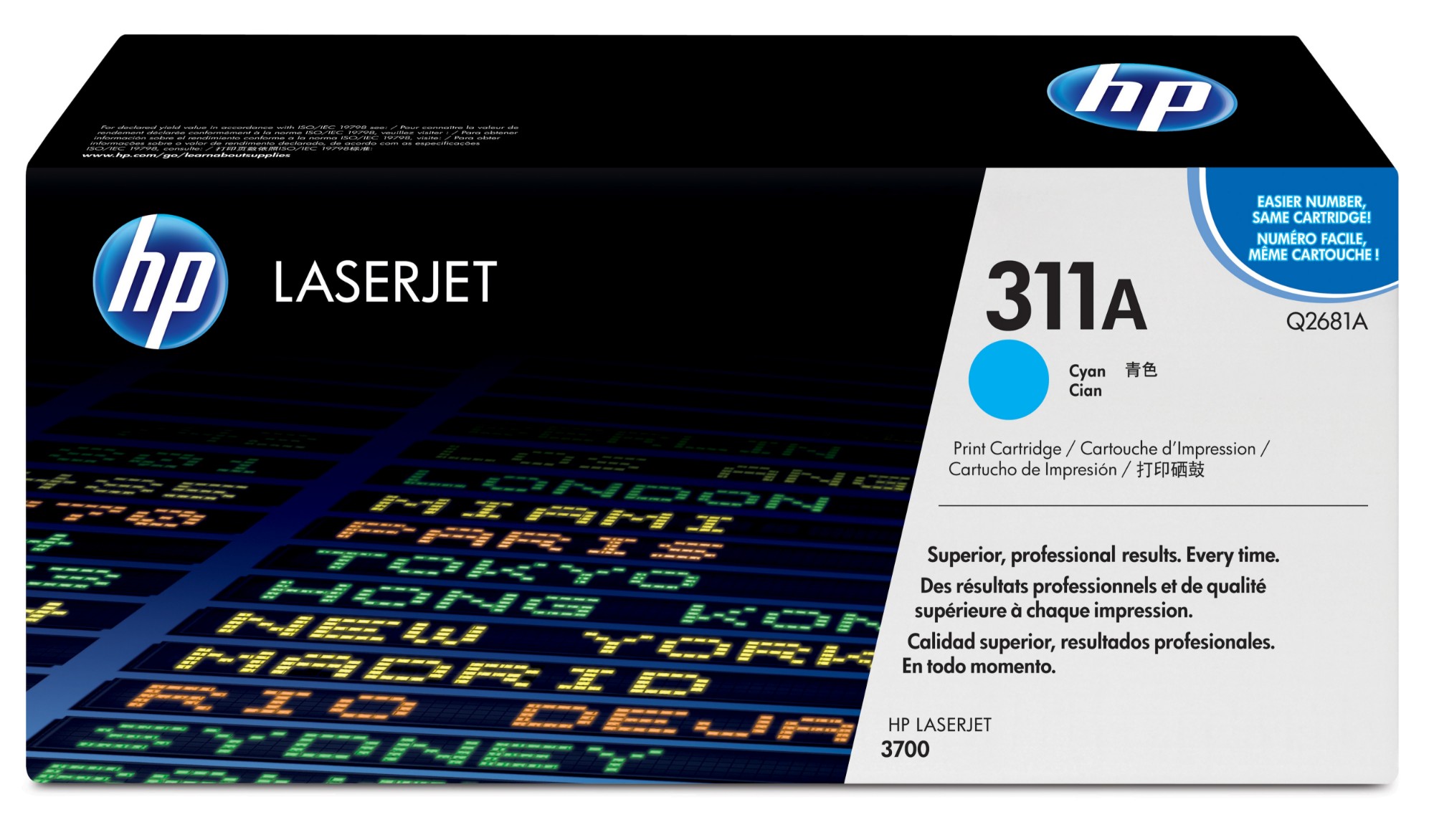 HP Q2681A/311A Toner cartridge cyan. 6K pages/5% for HP Color