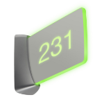 Crestron SSW-100-EL illuminated sign/symbol Indoor Rectangle