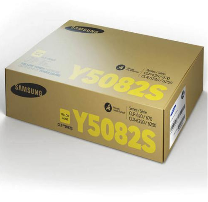 Samsung CLT-Y5082S/ELS/Y5082S Toner-kit yellow, 2K pages/5% for Samsung CLP-620