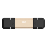 Silicon Power DS72 USB flash drive 500 GB USB Type-A / USB Type-C 3.2 Gen 2 (3.1 Gen 2) Gold