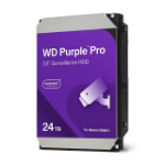 Western Digital WD Purple Pro WD240PURP - Hard drive - 24 TB - surveillance, smart video - internal - 3.5" - SATA 6Gb/s - 7200 rpm - buffer: 512 MB