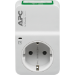 APC PM1WU2-GR Tussenstekker met overspanningsbeveiliging 3680W 1x stopcontact + 2x USB