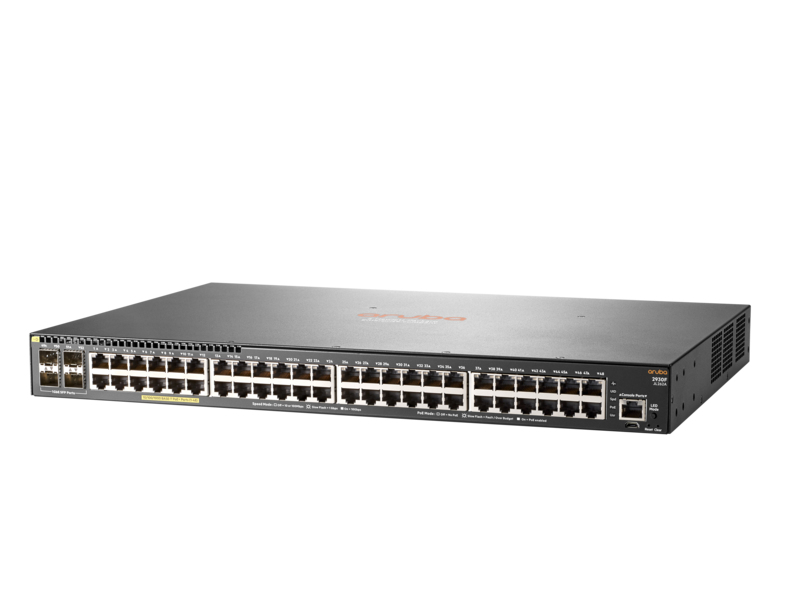 Aruba 2930F 48G PoE+ 4SFP Managed L3 Gigabit Ethernet...