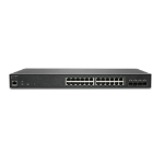 SonicWall SWS14-24FPOE Managed L2 Gigabit Ethernet (10/100/1000) Power over Ethernet (PoE) 1U Black