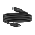 Belkin INZ004TT1.2MBK USB cable USB4 Gen 2x2 1.2 m USB C Black