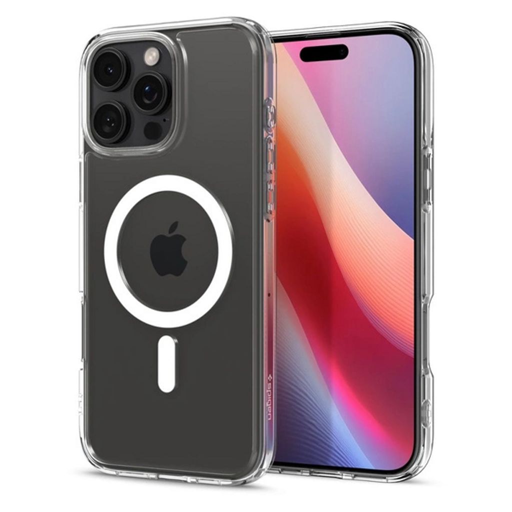 EU Product - iPhone 16 Pro Ultra Hybrid MagSafe Case - Transparent / White thumbnail