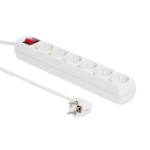 Microconnect GRU0065W power extension 5 m 6 AC outlet(s) Indoor White