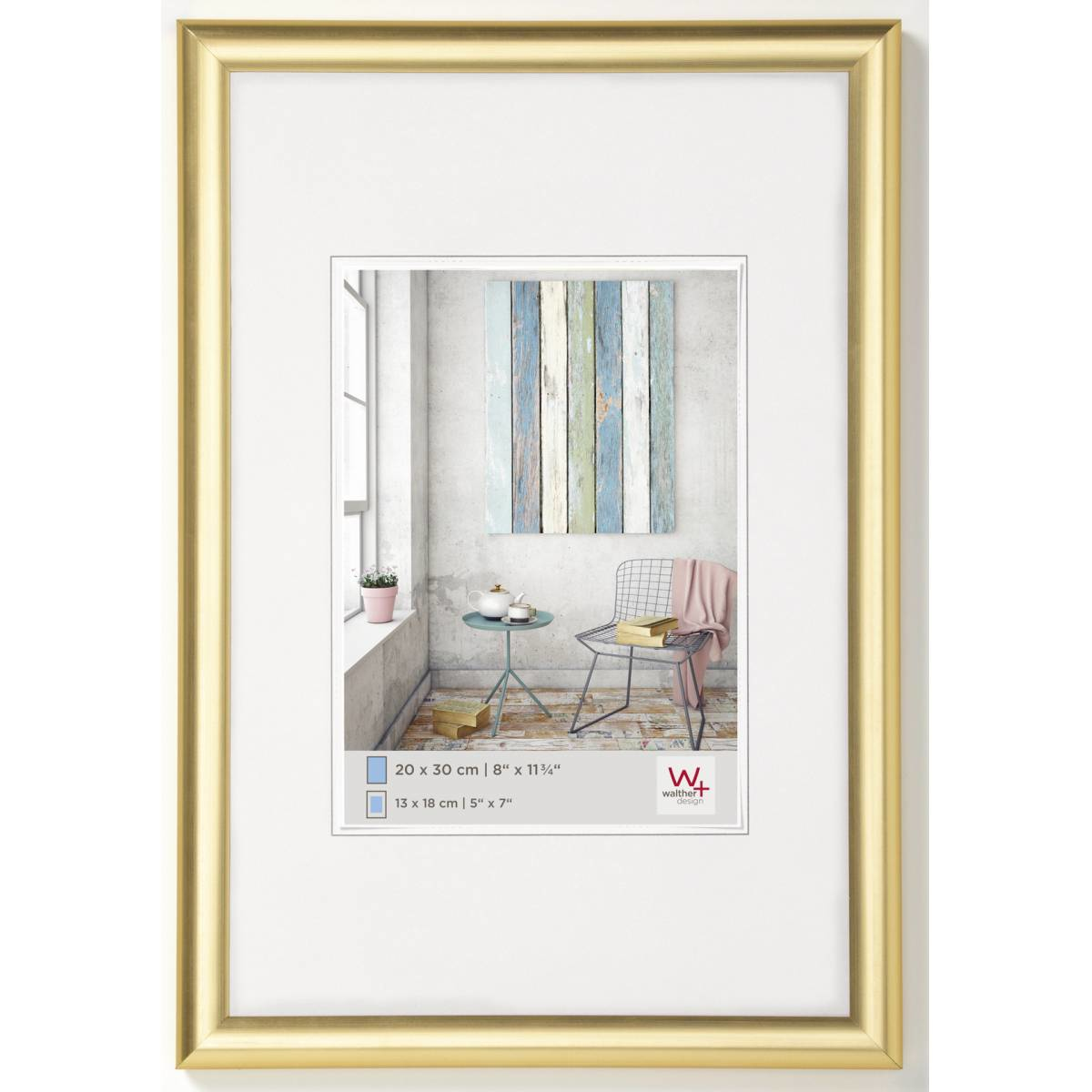 Image of Walther Design Trendstyle 18x24 - Plastic - Gold - 10 x 15 cm -...