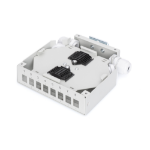 Digitus Din Rail Splice Box for 8 LC/DX couplers