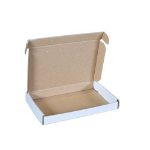 LSM Letter Box 322 x 229 x 20mm Size A4 White (Pack 50) - PIP03