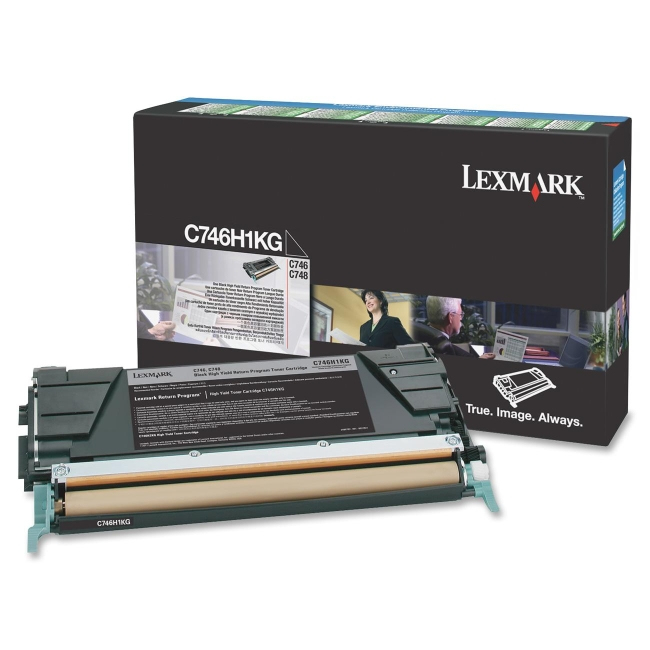 Lexmark C746H1KG Toner cartridge black return program. 12K pages ISO/I
