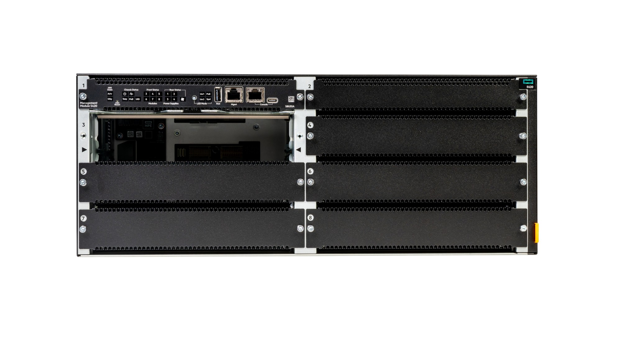 HPE Aruba Networking CX 5420 6-slot Switch