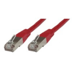Microconnect Rj-45/Rj-45 Cat6 0.5m networking cable Red F/UTP (FTP)