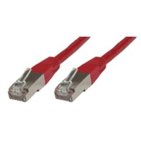 Image of Microconnect Rj-45/Rj-45 Cat6 0.5m networking cable Red F/UTP (FTP)
