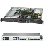 Supermicro SuperServer 5019C-M4L Intel C242 LGA 1151 (Socket H4) Rack (1U) Black