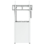 COMMBOX BADBOX: COMMBOX URBAN WALL MOUNT W/ MOTORISED HEIGHT ADJUSTMENTS, WHITE