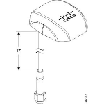 Cisco 4G Indoor/Outdoor Active GPS Antenna network antenna Directional antenna SMA 4 dBi