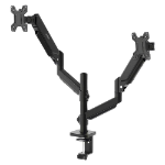 ACTECK Soporte Doble Monitor ENFORCE MOTION SM728  ACTECK Soporte Articulado para Doble Monitor con Ajuste de Altura y C-Clamp -