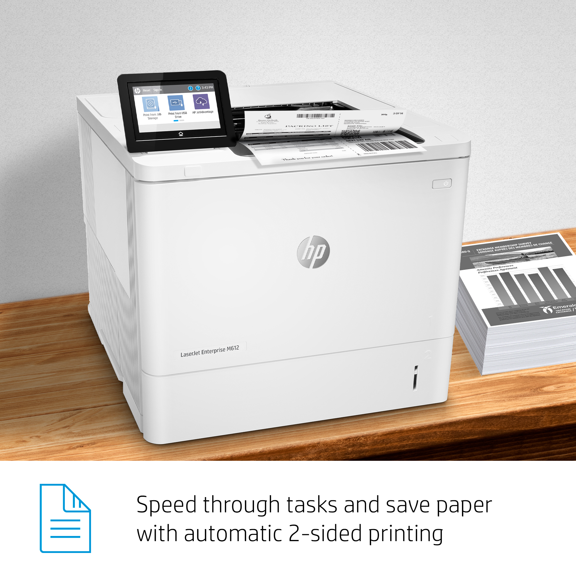 HP LaserJet Enterprise M612dn 1200 x 1200 DPI A4 WiFi, 0 in distributor/wholesale stock for