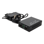 AddOn Networks ADD-GMC-2SFP-UK network media converter 1000 Mbit/s 1550 nm Multi-mode, Single-mode Black