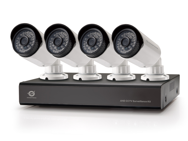 Conceptronic Kit de vigilancia AHD CCTV de cuatro canales, 4 en el stock de  distribuidores/mayoristas para que lo vendan comercializadores - Stock In  The Channel