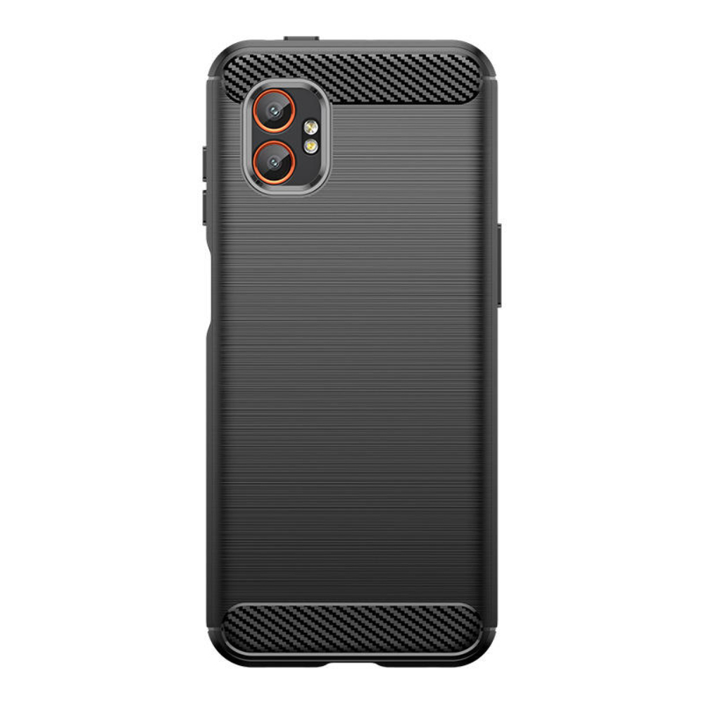 Samsung A40s Brushed Silicone Case- Black thumbnail