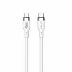 HYPER HyperJuice 240W Silicone USB-C to USB-C Cable (3ft/1m) - White