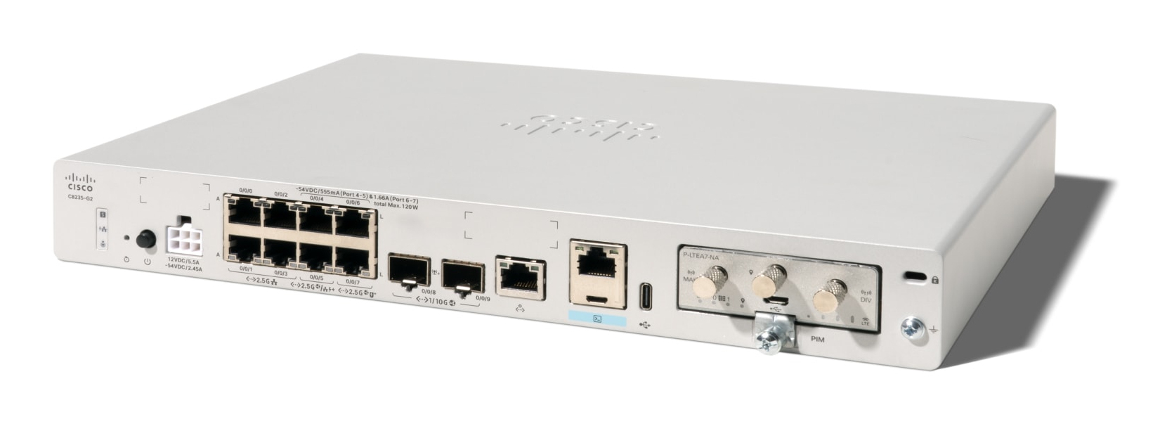 Cisco C8231-G2 wired router 2.5 Gigabit Ethernet. 10 Gigabit Ethernet