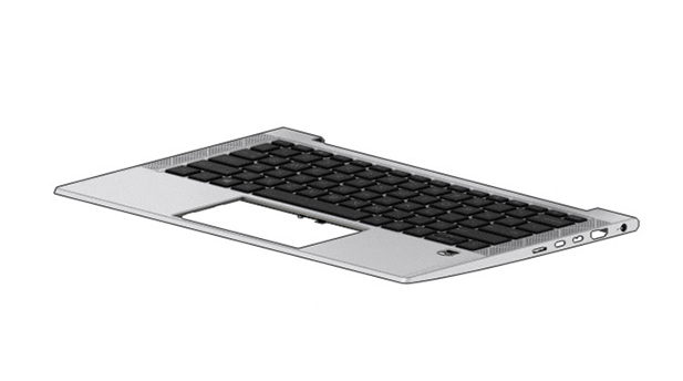 EU Product - 830 G7/G8 - Topcover Keyboard PT - Privacy - BL thumbnail