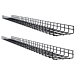 Tripp Lite SRWB6210X2STR cable tray Straight cable tray Black