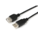 Microconnect USBAAF5B USB cable USB 2.0 5 m USB A Black
